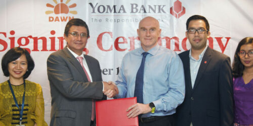 Early Dawn Microfinance Company (DAWN) and Yoma Bank Sign a MMK 3.5 Billion Funding Agreement
