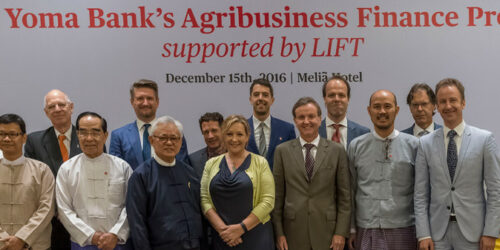 Launch of Yoma Bank’s Agribusiness Finance Program (AFP) supported by LIFT